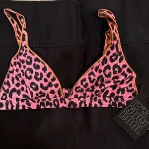 Now It’s Cool bikini top - the contour- pink size small new with tags